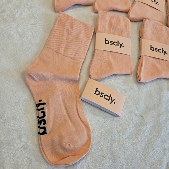 bscly. Women's Organic Cotton Blend Crew Versatile Socks 10 Pair 5.5 - 7 - Picture 5 of 5